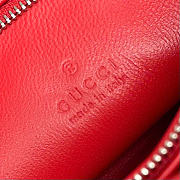 Kitlife Gucci Jackie Slim Small Shoulder Bag Red Leather 863137 28x16x3.5cm - 6