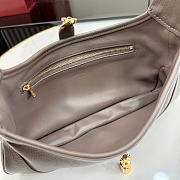 Kitlife Gucci Jackie Slim Small Shoulder Bag Gray Leather 863137 28x16x3.5cm - 4