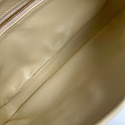 Kitlife Gucci Jackie Slim Small Shoulder Bag Beige Leather 863137 28x16x3.5cm  - 2
