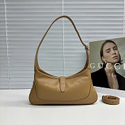 Kitlife Gucci Jackie Slim Small Shoulder Bag Dark Beige 863137 28x16x3.5cm  - 5
