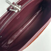 Kitlife Gucci Jackie Slim Small Shoulder Bag Dark Brown Suede & Leather 863137 28x16x3.5cm  - 5