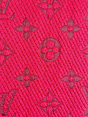 Kitlife Louis Vuitton Logomania Knit Scarf Red 174 x 30 cm  - 2