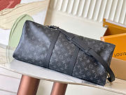 Kitlife Louis Vuitton Keepall Bandoulière 50 Bag Black Monogram M40568 50x29x22cm  - 5