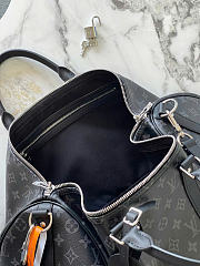 Kitlife Louis Vuitton Keepall Bandoulière 50 Bag Black Monogram M40568 50x29x22cm  - 4