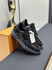 Kitlife Louis Vuitton Trainer Sneaker Black Patent Leather - 6