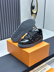 Kitlife Louis Vuitton Trainer Sneaker Black Patent Leather - 5