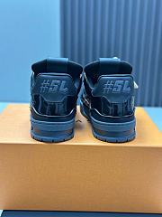 Kitlife Louis Vuitton Trainer Sneaker Black Patent Leather - 4