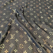 Kitlife Louis Vuitton Monogram Shine Scarf Brown 140x140cm  - 4