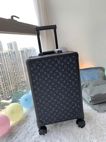 Kitlife Louis Vuitton Trolley Suitcase Black Monogram 35x21x56cm (LxWxH) 