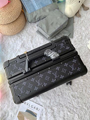 Kitlife Louis Vuitton Trolley Suitcase Black Monogram 35x21x56cm (LxWxH)  - 3