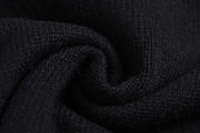 Kitlife Valentino Small Leopard Logo Embroidered Crew-Neck Sweater Black - 5