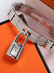 Kitlife Hermes Kelly Watch Silver 20mm  - 1