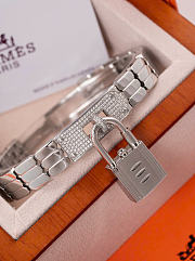 Kitlife Hermes Kelly Watch Silver 20mm  - 5