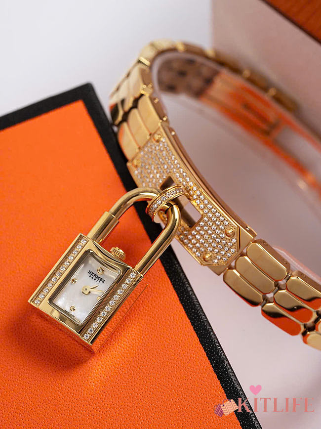 Kitlife Hermes Kelly Watch Gold 20mm  - 1