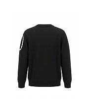 Kitlife Valentino Crewneck Sweater Black with Jacquard Logo - 5