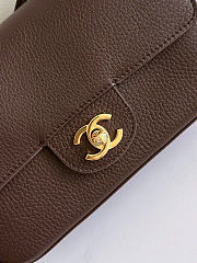 Kitlife Chanel Maxi Mini Flap Bag Brown AS6573 13x20x6cm  - 3