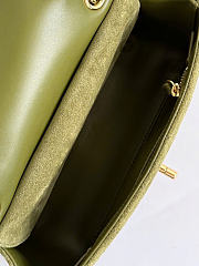 Kitlife Chanel Maxi Mini Flap Bag Light Green Suede AS6573 13x20x6cm - 5