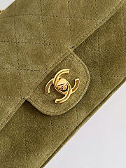 Kitlife Chanel Maxi Mini Flap Bag Light Green Suede AS6573 13x20x6cm - 2