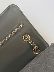 Kitlife Chanel Maxi Mini Flap Bag Gray Suede AS6573 13x20x6cm - 5