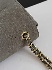 Kitlife Chanel Maxi Mini Flap Bag Gray Suede AS6573 13x20x6cm - 3