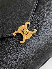 Kitlife Celine Flair In XL Black Calfskin Bag L10AT5 34x17x13cm - 6