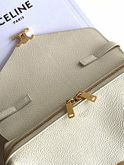 Kitlife Celine Flair In XL Off-White Calfskin Bag L10AT5 34x17x13cm - 2