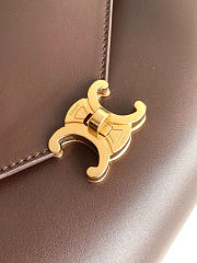 Kitlife Celine Flair In XL Dark Brown Calfskin Bag L10AT5 34x17x13cm  - 6