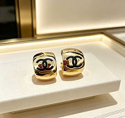Kitlife Chanel Vintage Double-C Stud Earrings Silver / Gold - 3