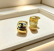 Kitlife Chanel Vintage Double-C Stud Earrings Silver / Gold - 2