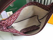Kitlife Goyard Bohème Hobo Burgundy Bag - 27x15x42cm - 5