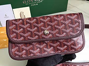 Kitlife Goyard Bohème Hobo Burgundy Bag - 27x15x42cm - 2