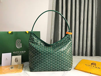 Kitlife Goyard Bohème Hobo Green Bag - 27x15x42cm