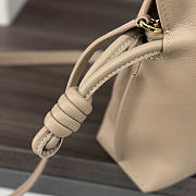 Kitlife Loewe Flamenco Clutch in Cream Nappa Calfskin 262355 23x18x9cm - 6