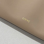 Kitlife Loewe Flamenco Clutch in Cream Nappa Calfskin 262355 23x18x9cm - 5