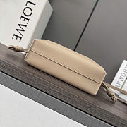 Kitlife Loewe Flamenco Clutch in Cream Nappa Calfskin 262355 23x18x9cm - 3