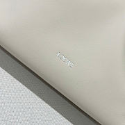 Kitlife Loewe Flamenco Clutch in White Nappa Calfskin 262355 23x18x9cm  - 5