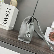 Kitlife Loewe Flamenco Clutch in Gray Nappa Calfskin 262355 23x18x9cm - 5