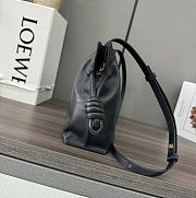 Kitlife Loewe Flamenco Clutch in Black Nappa Calfskin 262355 23x18x9cm  - 6