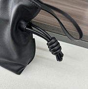 Kitlife Loewe Flamenco Clutch in Black Nappa Calfskin 262355 23x18x9cm  - 5