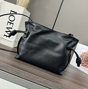 Kitlife Loewe Flamenco Clutch in Black Nappa Calfskin 262355 23x18x9cm  - 3