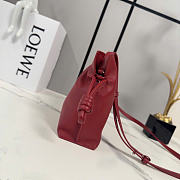 Kitlife Loewe Flamenco Clutch in Red Nappa Calfskin 262355 23x18x9cm  - 3