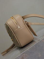 Kitlife Saint Laurent Lou Camera Bag In Beige Quilted Leather 534817 15.5x10.5x5.5cm - 5