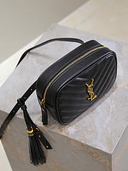 Kitlife Saint Laurent Lou Camera Bag In Black Quilted Leather 534817 15.5x10.5x5.5cm - 3