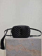 Kitlife Saint Laurent Lou Camera Bag In Black Quilted Leather With Black Hardware 534817 15.5x10.5x5.5cm - 1