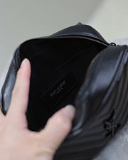 Kitlife Saint Laurent Lou Camera Bag In Black Quilted Leather With Black Hardware 534817 15.5x10.5x5.5cm - 6