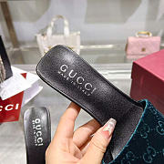 Kitlife Gucci Women's Bombshell Slide Sandal Dark Green GG Velvet - 3