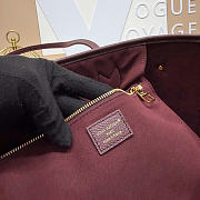 Kitlife Louis Vuitton Neverfull MM Bag Burgundy Monogram Empreinte M2A398 47x28x14cm  - 6
