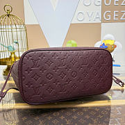 Kitlife Louis Vuitton Neverfull MM Bag Burgundy Monogram Empreinte M2A398 47x28x14cm  - 3