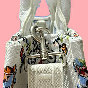 Kitlife Dior Medium Book Tote with Strap Multicolor Dior Arabesque Embroidery 36x27.5x16.5cm - 4