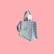 Kitlife Dior Qixi Medium Book Tote with Strap Blue Dior Colibri Embroidery and Dior Médaillon 36x27.5x16.5cm - 3